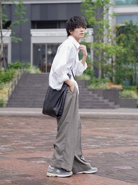 「Alcindor Materials（アルシンダーマテリアルズ）のアイテム」を使った、KAIさん（メンズ・183cm）の秋コーディネート