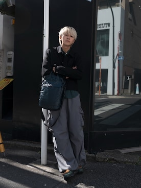 「VICTIM（ヴィクティム）のアイテム（その他アウター）」を使った、KAIさん（メンズ・183cm）の冬コーディネート