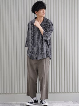 「CASPER JOHN（キャスパージョン）のアイテム（アクセサリー）」を使った、KAIさん（メンズ・183cm）の夏コーディネート