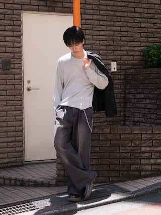 「ONITSUKA TIGER YELLOW COLLECTION（オニツカタイガーイエローコレクション）の【ONITSUKA TIGER YELLOW COLLECTION】TIGER LOAFER / タイガー ローファー（ローファー）」を使った、KAIさん（メンズ・183cm）の夏コーディネート