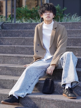 「アイテム（その他トップス）」を使った、KAIさん（メンズ・183cm）の冬コーディネート