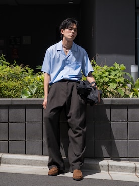 「爽やかコーデ」｜KAIさん（メンズ・183cm）の春コーディネート