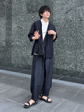 「and cloud（アンドクラウド）のアイテム」を使った、KAIさん（メンズ・183cm）の夏コーディネート