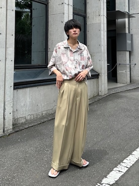 「muleboy（ミュールボーイ）のアイテム」を使った、KAIさん（メンズ・183cm）の夏コーディネート