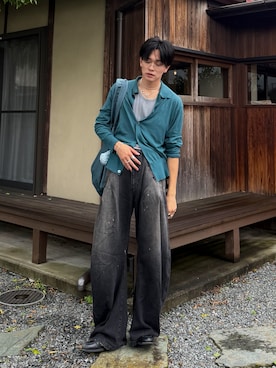 「Berwick1707(バーウィック)のアイテム」を使った、KAIさん(メンズ・183cm)の夏コーディネート
