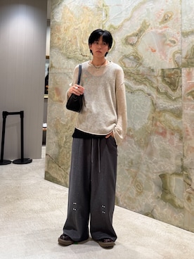 「TAUPE（トープ）のアイテム」を使った、KAIさん（メンズ・183cm）の夏コーディネート