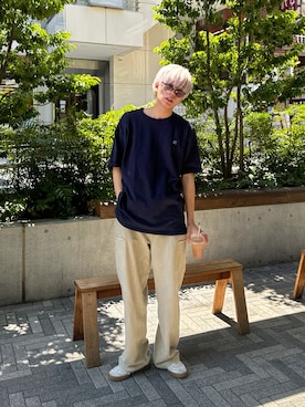 「Lui's（ルイス）のアイテム」を使った、KAIさん（メンズ・183cm）の夏コーディネート