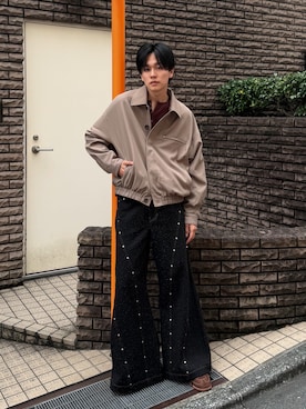 「アイテム（シューズ）」を使った、KAIさん（メンズ・183cm）の春コーディネート