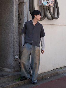 「Berwick1707（バーウィック）のアイテム」を使った、KAIさん（メンズ・183cm）の春コーディネート