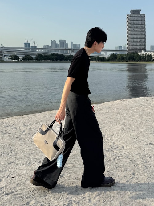EXTRA FINE COTTON BASIC TEE -SLIM CROPPED FIT-