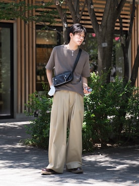 「アイテム（キーホルダー）」を使った、KAIさん（メンズ・183cm）の夏コーディネート