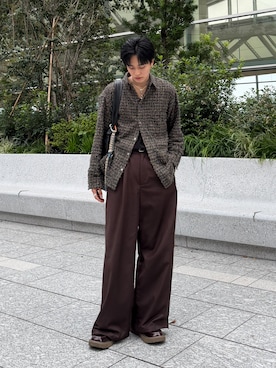 「アイテム（シャツ/ブラウス）」を使った、KAIさん（メンズ・183cm）の秋コーディネート