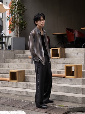 「アイテム（シャツ/ブラウス）」を使った、KAIさん（メンズ・183cm）の夏コーディネート