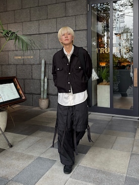 「VICTIM（ヴィクティム）のアイテム（その他アウター）」を使った、KAIさん（メンズ・183cm）の秋コーディネート