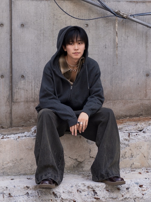 Casper John パーカー Knit parka/ニットパーカー メンズ