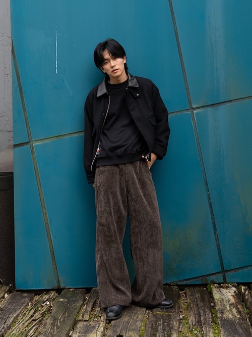 「Berwick1707（バーウィック）のBerwick バーウィック ローファー 5260 ムーンライト ソール（ローファー）」を使った、KAIさん（メンズ・183cm）の秋コーディネート