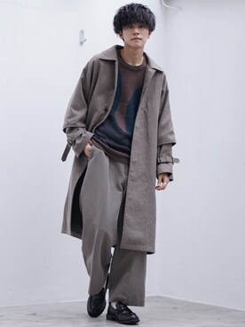 「CASPER JOHN（キャスパージョン）のアイテム（その他アウター）」を使った、KAIさん（メンズ・183cm）の秋コーディネート