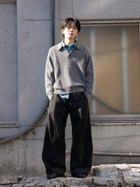 KAIさん（メンズ・183cm）の冬コーディネート