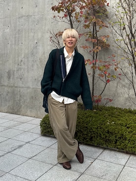 「quilp（クイルプ）のアイテム」を使った、KAIさん（メンズ・183cm）の秋コーディネート