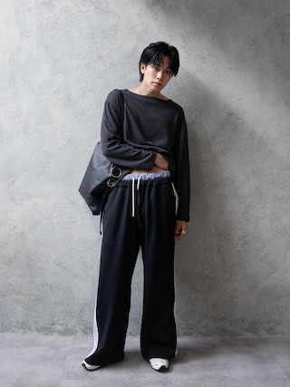 「DISCOVERED(ディスカバード)のLINE CHINA PANTS(その他パンツ)」を使った、KAIさん(メンズ・183cm)の秋コーディネート