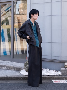 KAIさん（メンズ・183cm）の冬コーディネート