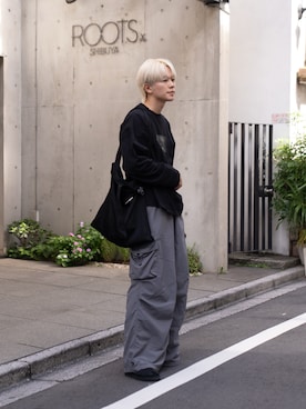 「ITTI（イッチ）のアイテム」を使った、KAIさん（メンズ・183cm）の秋コーディネート