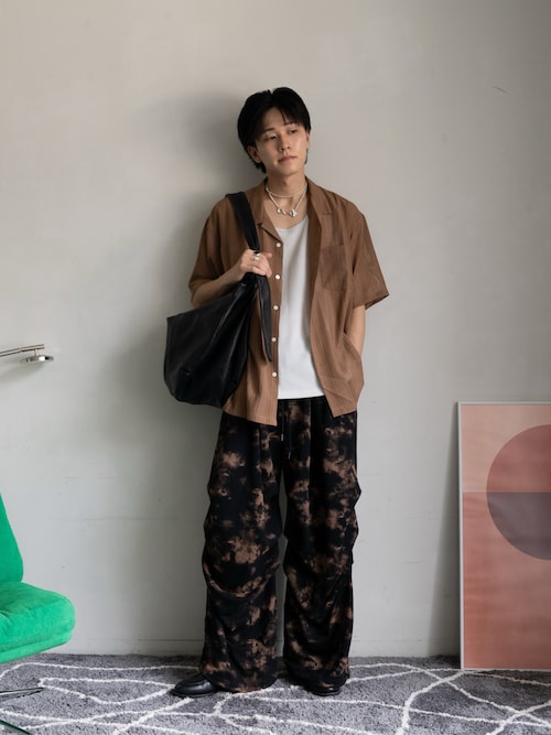Firsthand/ファーストハンド Leather Banana Big Shoulder Bag