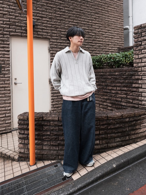 【PAGEBOY】Anui/リバースコンビデニム Anui（アニュイ）の「【UNISEX/3サイズ展開】リバースコンビ