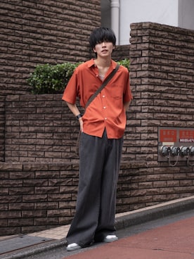 「yoko sakamoto（ヨーコサカモト）のアイテム」を使った、KAIさん（メンズ・183cm）の夏コーディネート