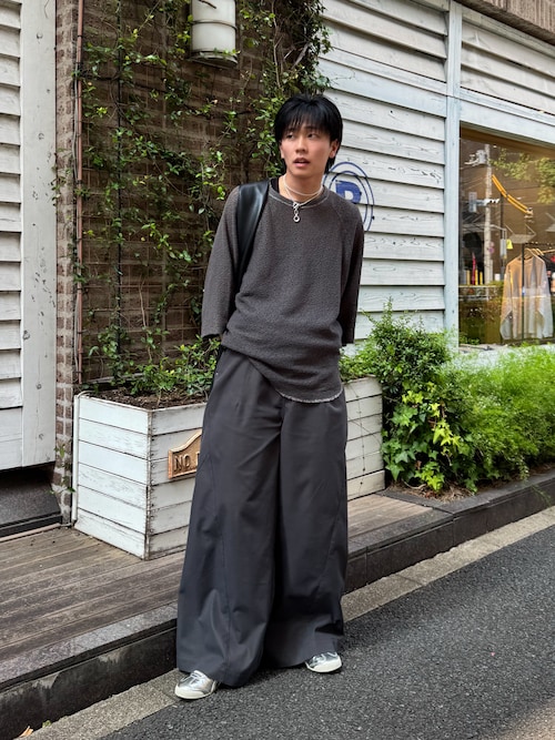 ショルダーバッグ ZIP BAG Slash zip shoulder bag/スラッシュジップショルダーバッグ
