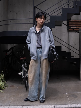 「Acne Studios(アクネストゥディオズ)のAcne Studios 2023 U Penicillin(デニムパンツ)」を使った、KAIさん(メンズ・183cm)の夏コーディネート