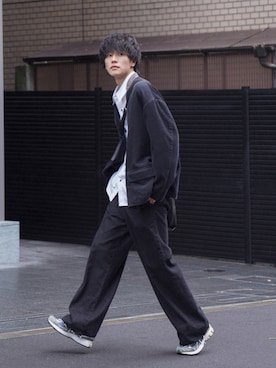 「Alcindor Materials（アルシンダーマテリアルズ）のアイテム」を使った、KAIさん（メンズ・183cm）の秋コーディネート