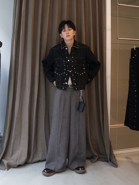 「アイテム（キーケース/キーアクセサリー）」を使った、KAIさん（メンズ・183cm）の秋コーディネート