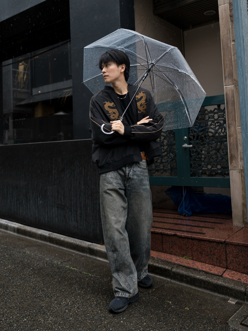 Dragon embroidery detachable SUKAJAN/ドラゴンエンブロイダリー