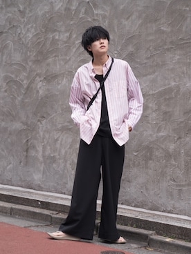 「muleboy（ミュールボーイ）のアイテム」を使った、KAIさん（メンズ・183cm）の春コーディネート