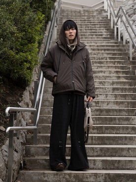 「アイテム（パーカー）」を使った、KAIさん（メンズ・183cm）の秋コーディネート