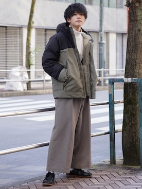 「RAGEBLUE（レイジブルー）のアイテム（ジャケット/アウター）」を使った、KAIさん（メンズ・183cm）の冬コーディネート