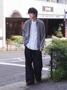 「Alcindor Materials（アルシンダーマテリアルズ）のアイテム」を使った、KAIさん（メンズ・183cm）の秋コーディネート