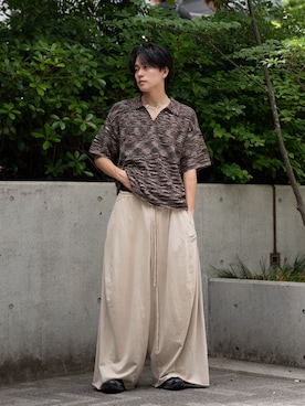「CASPER JOHN（キャスパージョン）のアイテム」を使った、KAIさん（メンズ・183cm）の夏コーディネート