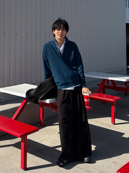 ピグスエード×ゴートレザーグローブ【MAISON SPECIAL】 MAISON SPECIAL（メゾンスペシャル） 手袋 「UNISEX」Pig Suede x Goat