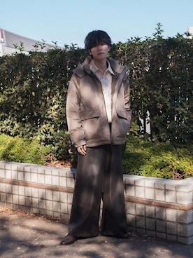 「SLICK（スリック）のアイテム（ダウンジャケット/コート）」を使った、KAIさん（メンズ・183cm）の冬コーディネート