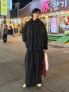 「アイテム（ジャケット/アウター）」を使った、KAIさん（メンズ・183cm）の冬コーディネート