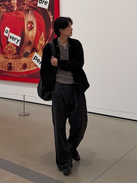 KAIさん（メンズ・183cm）の冬コーディネート