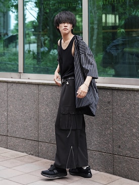 「CREARE -LINO-（クレアーレリノ）のアイテム」を使った、KAIさん（メンズ・183cm）の夏コーディネート