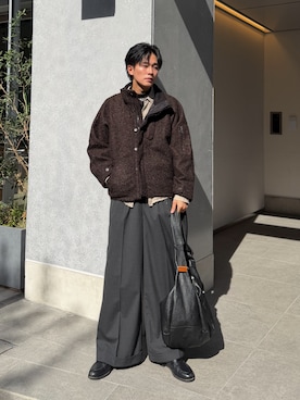 「アイテム（Tシャツ/カットソー）」を使った、KAIさん（メンズ・183cm）の秋コーディネート