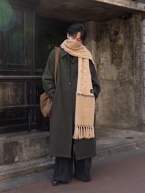 patchwork volume muffler / パッチワークボリュームマフラー