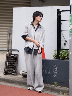 「CASPER JOHN（キャスパージョン）のアイテム」を使った、KAIさん（メンズ・183cm）の春コーディネート