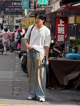 「MASU（エムエーエスユー）のアイテム」を使った、KAIさん（メンズ・183cm）の秋コーディネート
