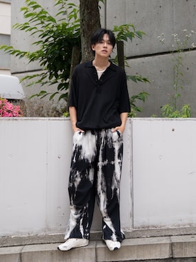 「CASPER JOHN（キャスパージョン）のアイテム」を使った、KAIさん（メンズ・183cm）の春コーディネート