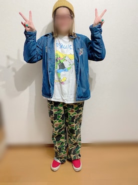 「RNA（アールエヌエー）のアイテム（その他アウター）」を使った、autaさん（レディース・158cm）の春コーディネート